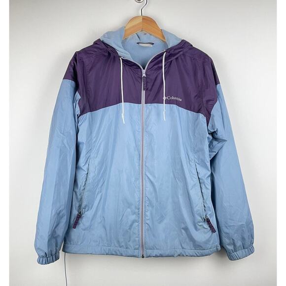 Columbia Flash Forward Lined Blue/Purple Jacket- Size M - Picture 1 of 8